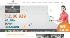 Desktop Screenshot of citrasungarden-semarang.com