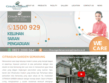 Tablet Screenshot of citrasungarden-semarang.com